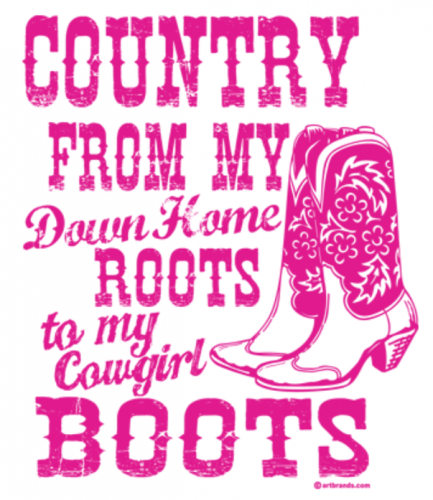 Country From My Down Home Roots to my Cowgirl Boots